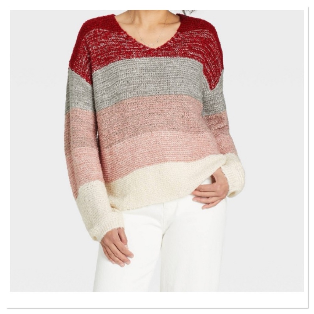 Women’s V-Neck Pullover Sweater Knox Rose